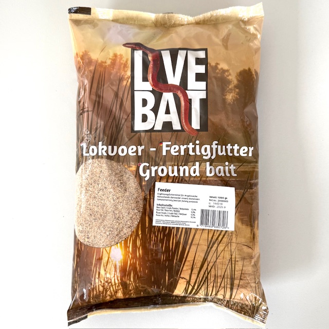 Live Bait lokvoer Feeder 1 kg.